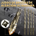 🛠️ Juego de Brocas Excéntricas Serradas de 4 Flautas – Alta Resistencia y Corte Preciso ✨⚡