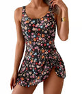 👙🌺 ¡OFERTA 50% OFF! Bañador con Falda Control Abdomen – Confianza y Estilo Total