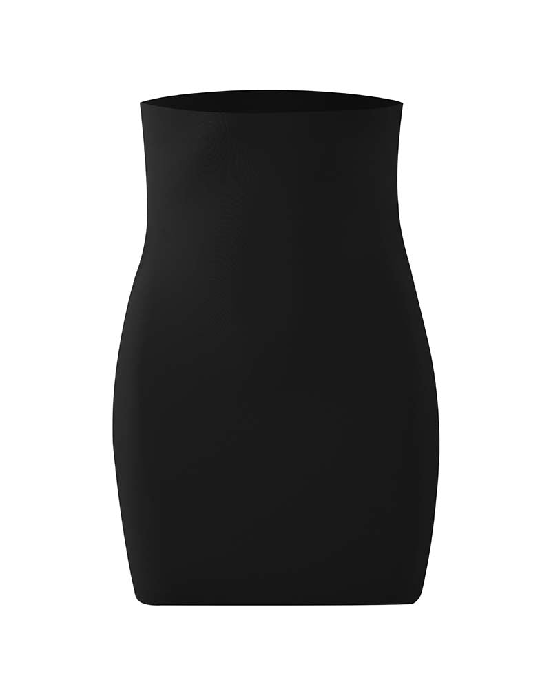 Falda Mini Ajustada y Moldeadora de Cadera y Abdomen Tonificado, Transpirable y Sin Costuras