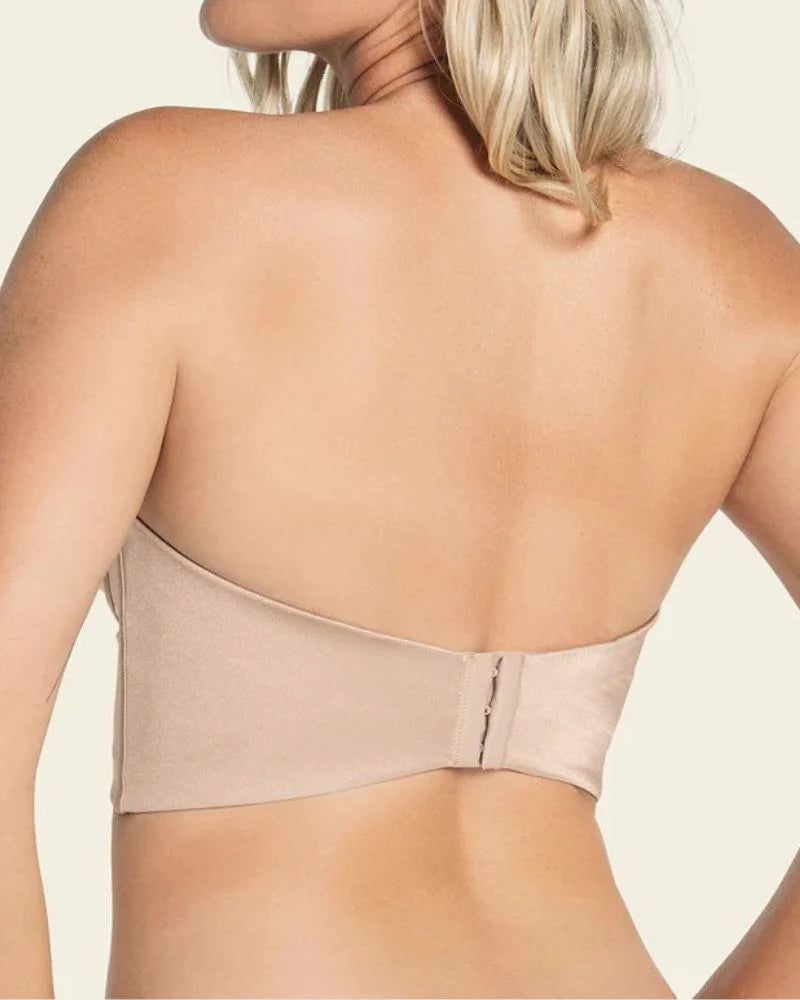 Sostén Moldeador Corset Sin Tirantes y Copa Completa