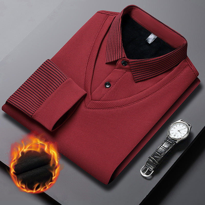 🎁✨ Camisa de Dos Piezas con Rayas y Solapa Falsa – Elegante y Cómoda, el Regalo Perfecto para Cualquier Ocasión 👔🌟