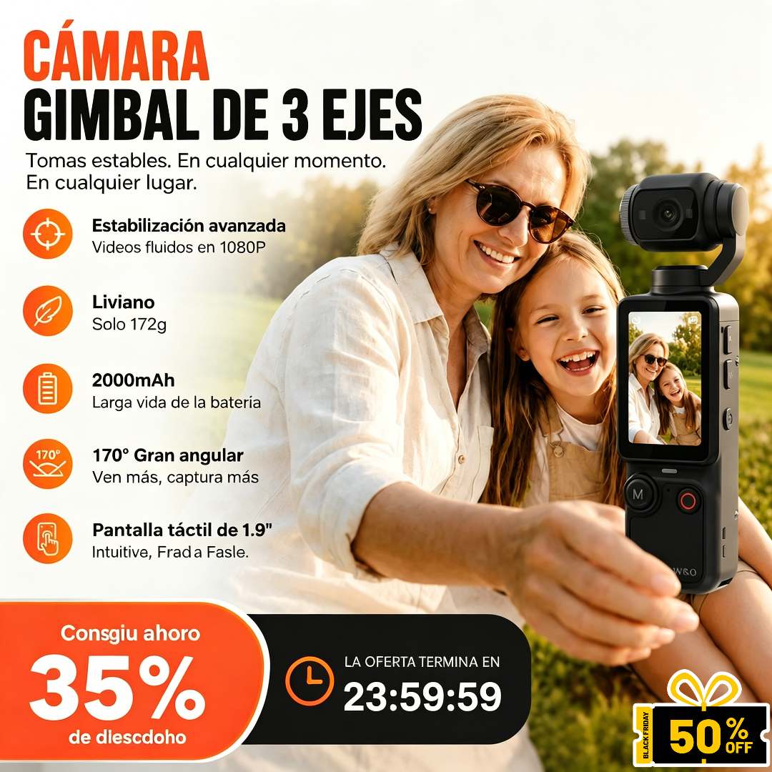 📸✨【Edición limitada – 50% de descuento】Cámara de bolsillo con pantalla abatible – Selfies perfectas 📱💄 Comparte al instante, sin necesidad de editar