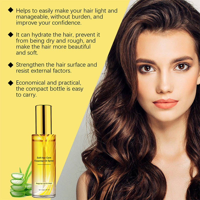 🔥 ¡50% DE DESCUENTO! 🔥 💞✨ Aceite Capilar Nutritivo Ligero – Cabello Suave, Brillante y Sin Frizz | Absorción Rápida, No Graso 💆‍♀️🌿