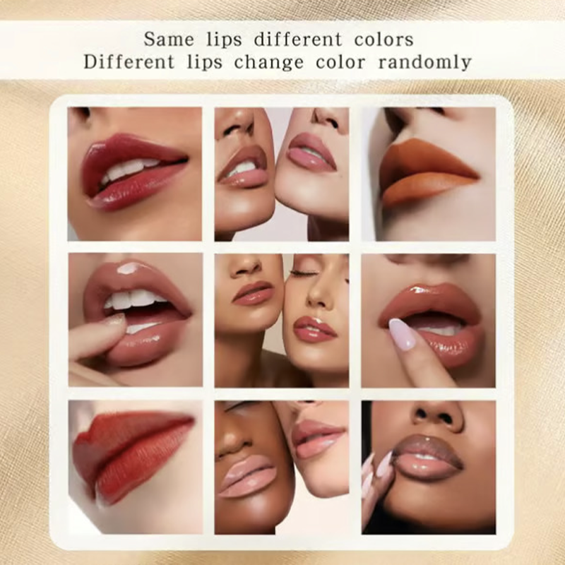 💄✨ Labial CrystalClear Color Alchemy – Cambia de Color y Es Intransferible 💋🌈 ¡Se Tiñe Automáticamente al Contacto para un Look Único y Duradero! 🌟💖