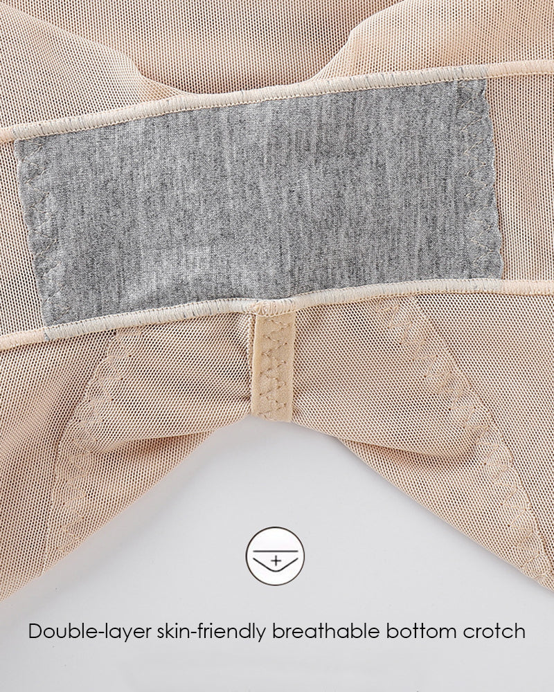 Shorts moldeadores de malla de cintura alta con control de abdomen para recuperación posparto y adelgazamiento