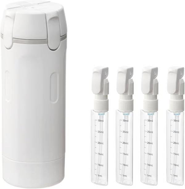 ⏰🔥 ¡50% DE DESCUENTO POR TIEMPO LIMITADO! 🧳 Botellas Dispensadoras 4 en 1 – Compactas, Herméticas y Perfectas para Tus Viajes ✈️🧴