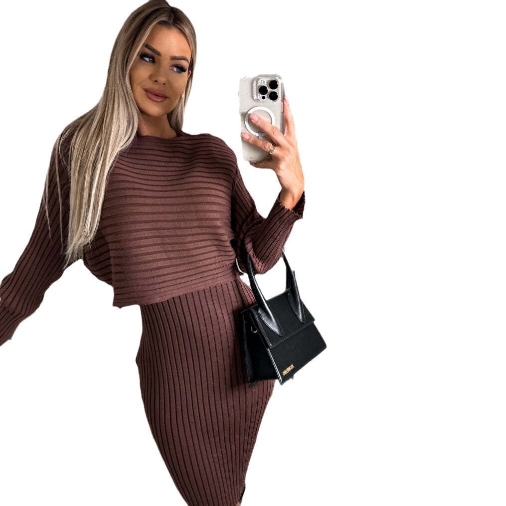 🔥HOT SALE🔥✨🥻Conjunto de jersey de punto y vestido cami(49%OFF)