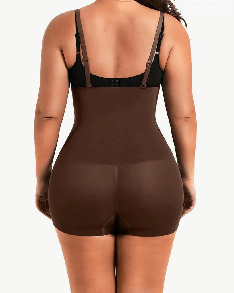 Shorts Moldeadores Sin Costuras de Cintura Alta para Controlar el Abdomen para Mujer con Tirantes Removibles