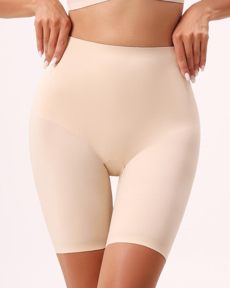 Shorts moldeadores de control de abdomen de cintura alta para mujer