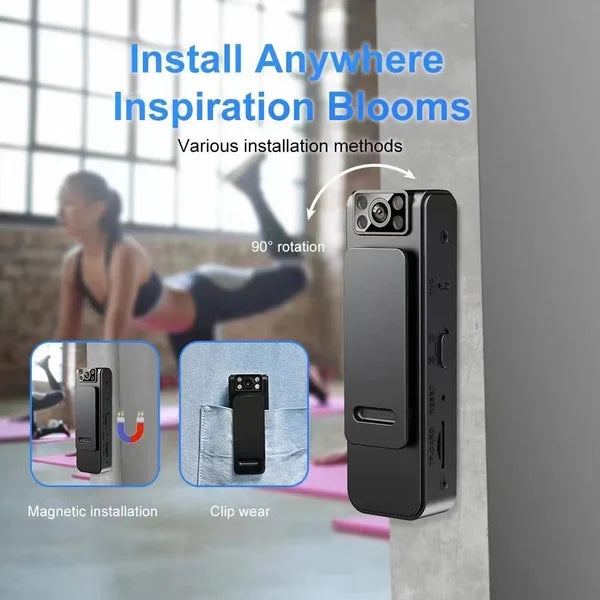 🔥 ¡50% DE DESCUENTO! Mini Cámara Deportiva Portátil HD 1080P – Graba tus Aventuras con Alta Definición 📹✨