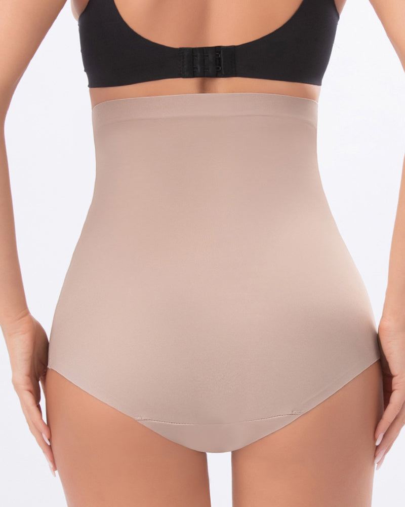 Braga Moldeadora Sin Costuras de Cintura Alta Control de Abdomen Ropa Interior Moldeadora Postparto