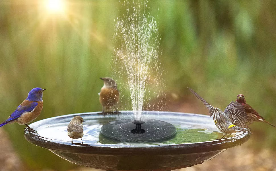 ⏰ ¡Oferta Limitada 50% OFF! 🔆 Fuente Solar con Bomba Sumergible – 4 Boquillas, Ideal para Estanques, Jardines, Piscinas y Acuarios 💧🌿