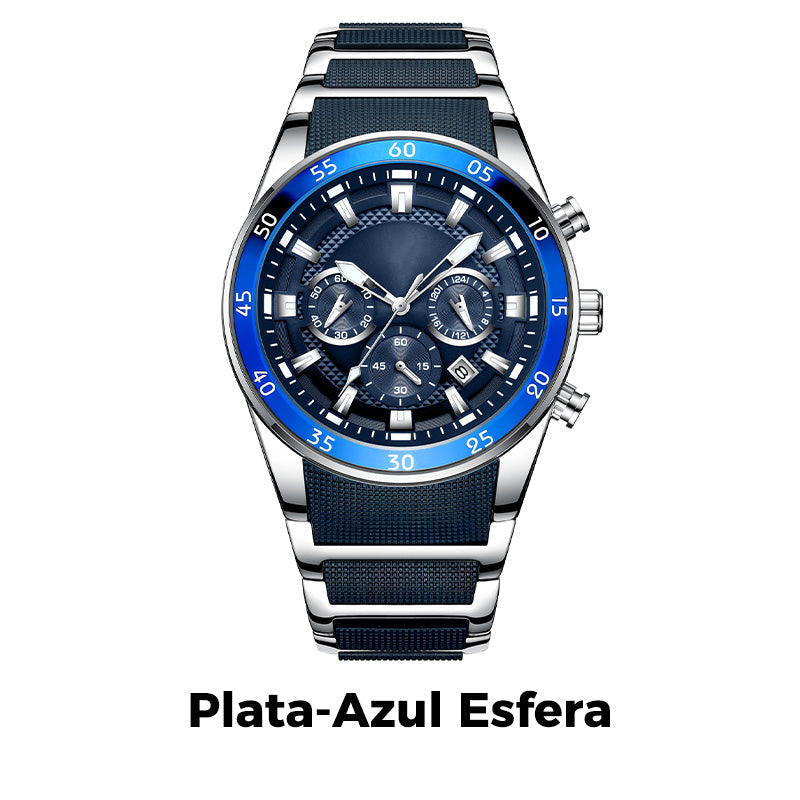 💎 Reloj de Cuarzo Multifuncional para Hombre – Resistente al Agua y Estilo Elegante Todo el Día ⌚✨