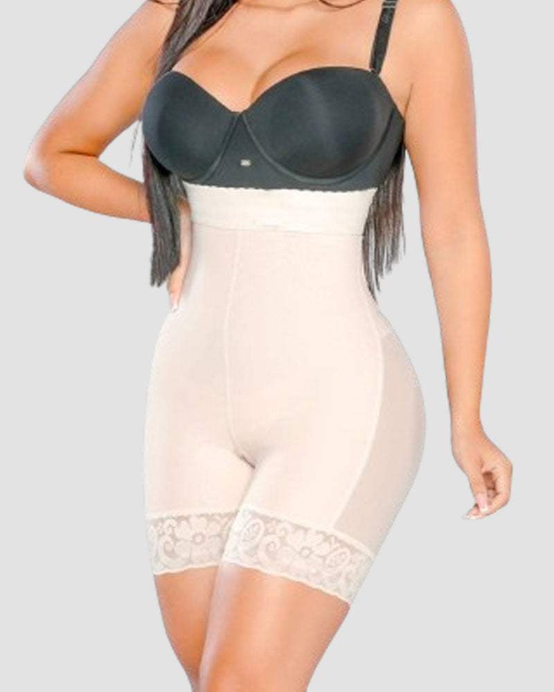 Shapshe® Shorts Modeladores Invisibles de Cintura Alta con Levantamiento de Glúteos y Doble Compresión de Encaje