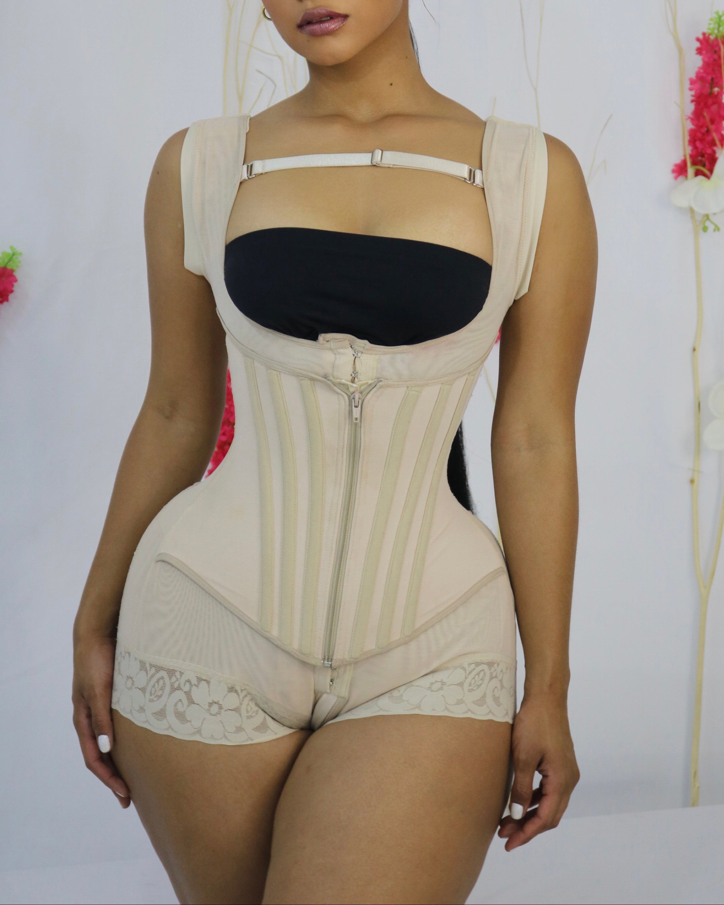 Shapshe® Faja Corset de Alta Compresión con Curva de Reloj de Arena Control de Abdomen Shapewear