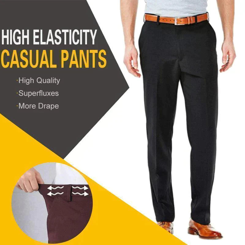 ⏰🔥 ¡50% DE DESCUENTO POR TIEMPO LIMITADO! 👖✨ Pantalones Clásicos de Hombre – Alta Elasticidad, Elegancia y Comodidad Todo el Día 💼💖