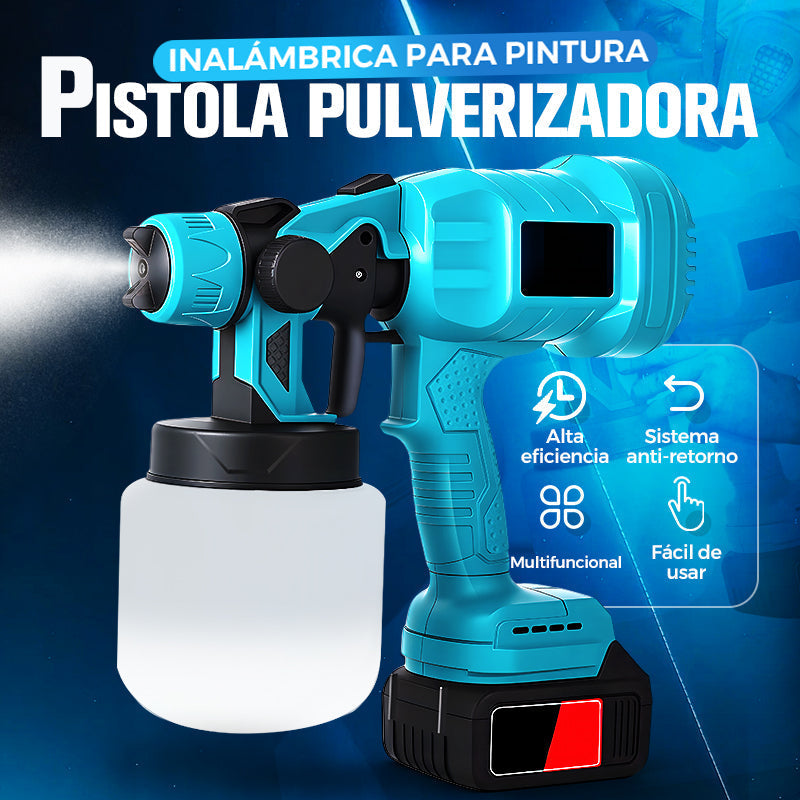 🎨 Pulverizador de Pintura Inalámbrico – Potente y Rápido, Acabado Profesional en Minutos 🚀✨