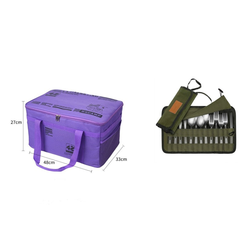 🎒 Bolsa de Almacenamiento Plegable de Gran Capacidad – Impermeable y Portátil, Ideal para Camping y Picnic ✨🏕️