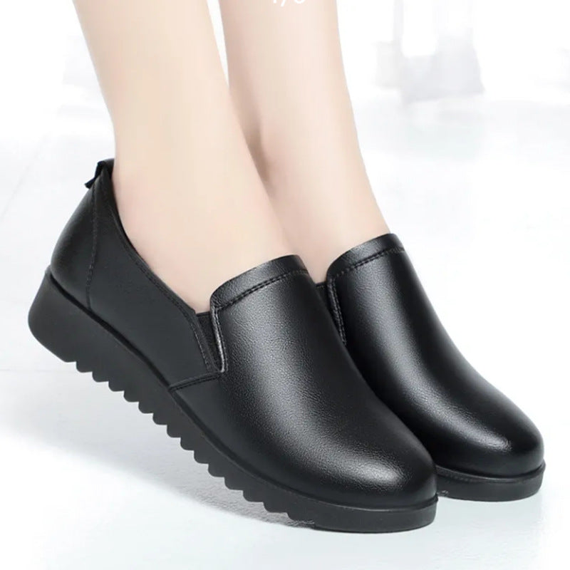 Zapatos Planos Cuero Suave Aura Camino Serenidad, Comodidad Elegante Todo el Día