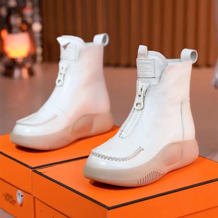 Botas de Invierno Cuero Suave Aurora Nube Esencia, Corrección Postural y Confort Diario
