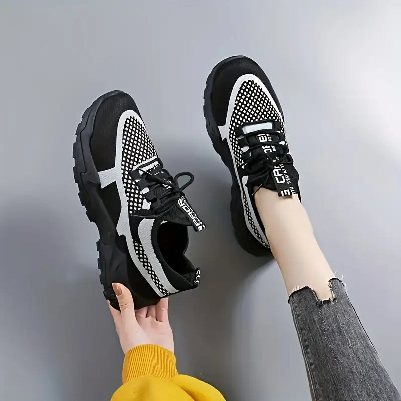 Zapatillas Deportivas Malla Transpirable Horizonte Jazz Armonía, Comodidad que Fluye Todo el Día