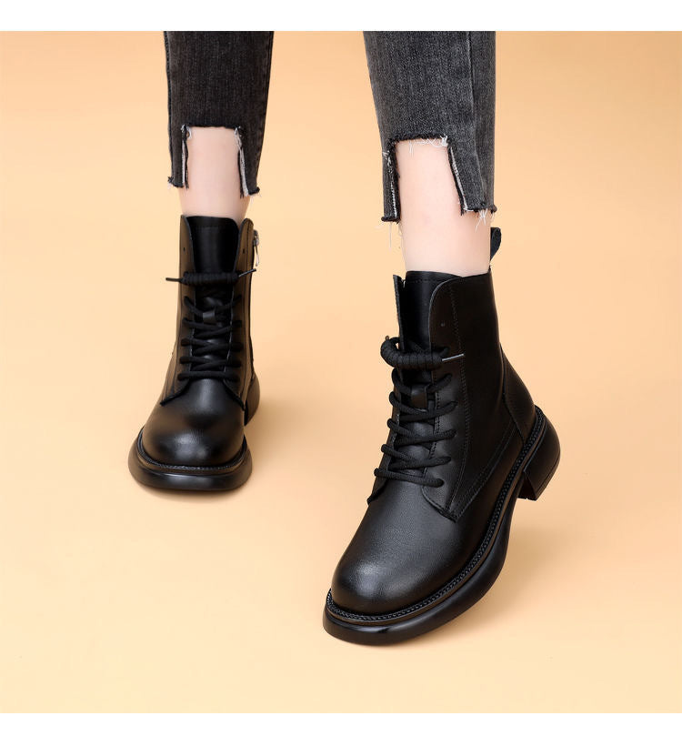 Botas Ortopédicas Cuero Suave Aura Camino Horizonte, Alivio Inmediato y Corrección Postural