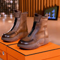 Botas de Invierno Cuero Suave Aurora Nube Esencia, Corrección Postural y Confort Diario