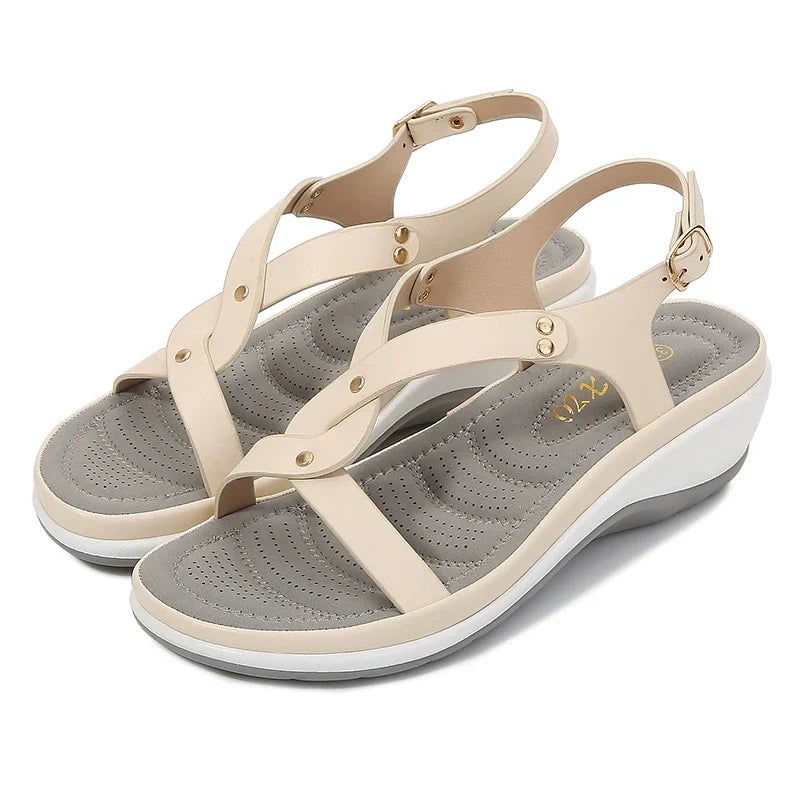 Sandalias Ortopédicas Suela Ergonómica Nube Aurora Camino, Confort y Postura Saludable Todo el Día