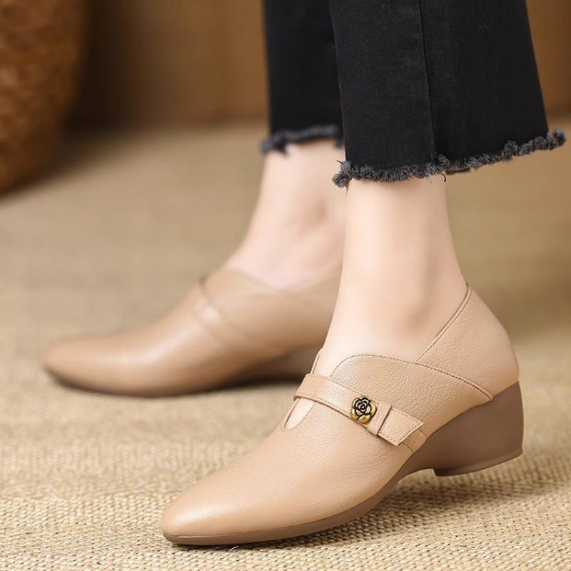 Zapato Casual Cuero Suave Aura Jazz Serenidad, Comodidad y Estabilidad Todo el Día