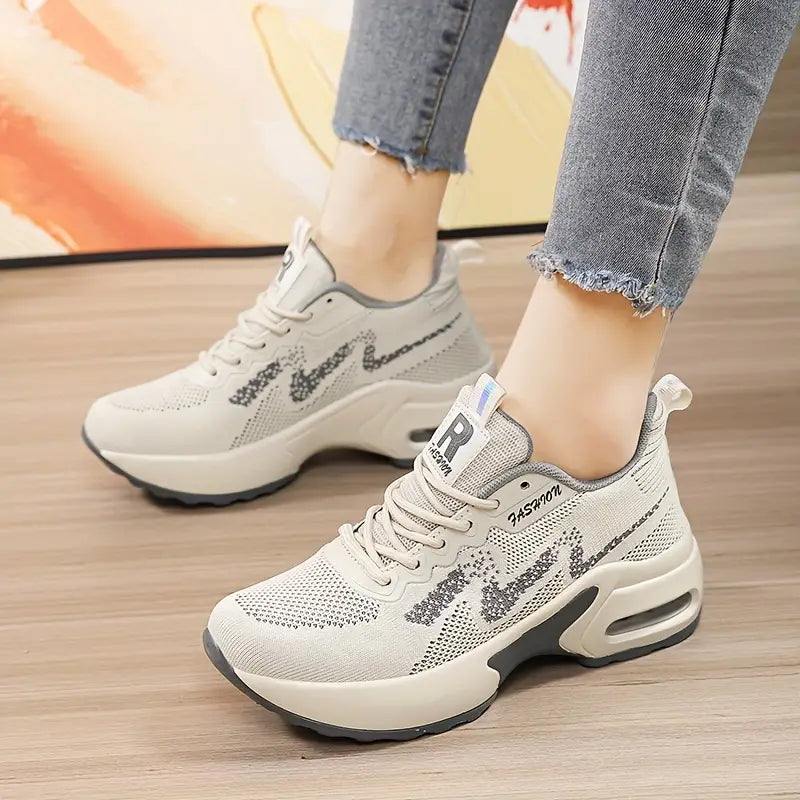 Zapatillas Deportivas Tejido Transpirable Nube Jazz Equilibrio, Comodidad Extrema Todo el Día