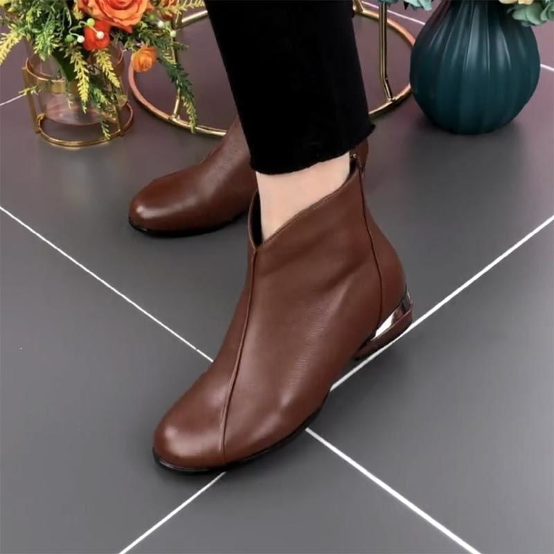 Botines Ortopédicos Cuero Suave Línea Selva Armonía, Confort y Postura Saludable