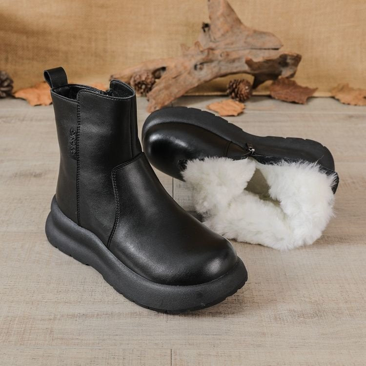 Botas Ortopédicas Cuero Suave Equilibrio Cumbre Aurora, Corrección Postural y Confort Diario