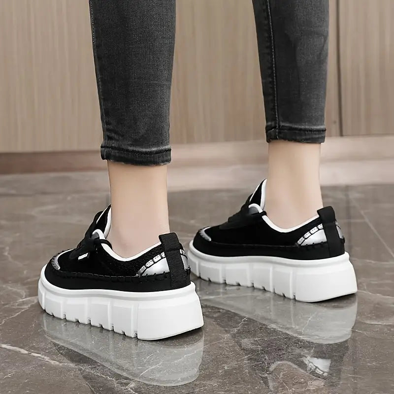 Zapatillas Casual Suela Gruesa Nube Jazz Horizonte, Comodidad Ultraligera Todo el Día