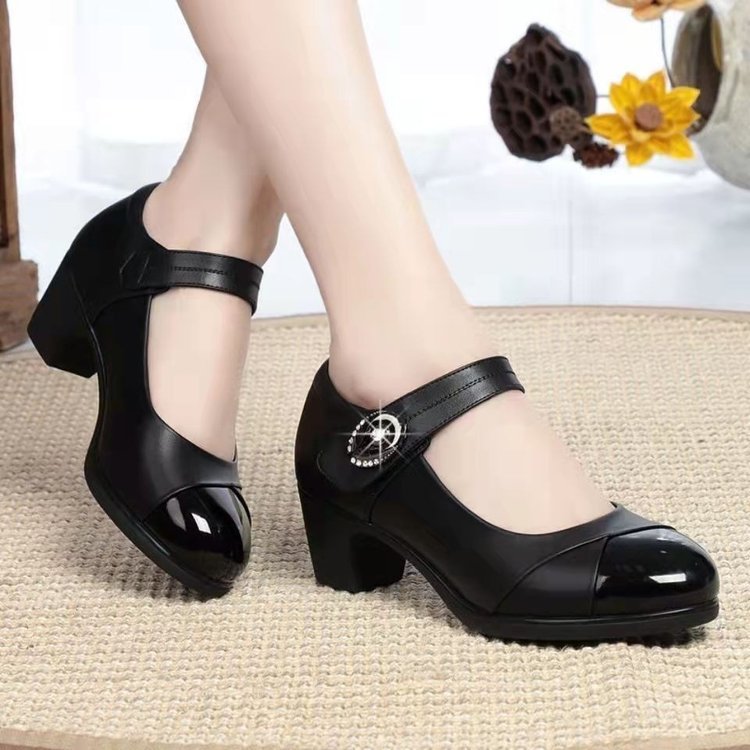 Zapato Ortopédico Cuero Suave Aura Equilibrio Camino, Alivio para Cada Paso