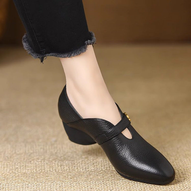 Zapato Casual Cuero Suave Aura Jazz Serenidad, Comodidad y Estabilidad Todo el Día