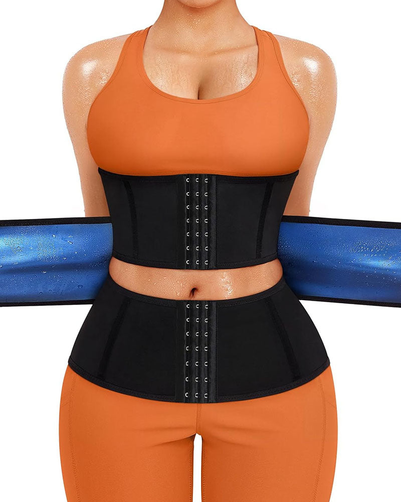 Faja Deportiva Entrenadora de Cintura para Mujeres, Sudadera para Pérdida de Peso, Modeladora de Abdomen, Corsé Sauna