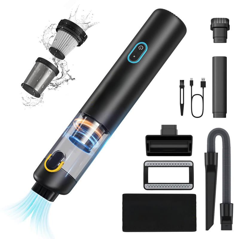 🚗✨ Aspirador Inalámbrico para Coche de Alta Potencia – Limpieza Profunda y Rápida para Tu Vehículo 💨🔋