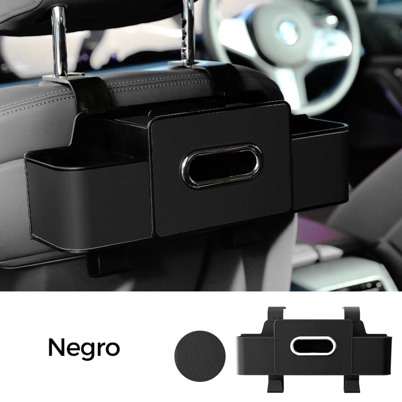 🚗✨ Caja de Almacenaje Multifuncional para Respaldo de Auto – Organiza y Aprovecha al Máximo el Espacio de tu Coche 🧳🔧