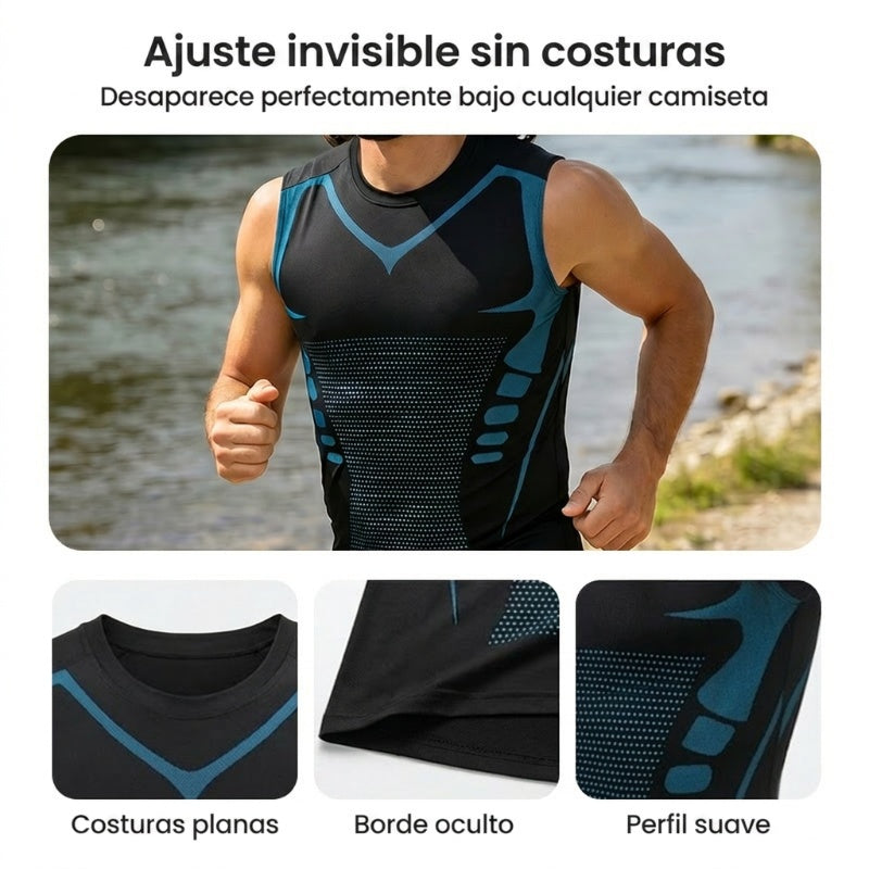 🥳OFERTA ESPECIAL 2026🥳💞¡MÁS DE 50 000 UNIDADES VENDIDAS!🛡️💎 ¡50 % DE DESCUENTO! Chaleco moldeador iónico: compresión refrescante, alisa el vientre y los michelines. Invisible bajo la ropa. ¡Vuelve a sentirte segura de ti misma! 💪✨