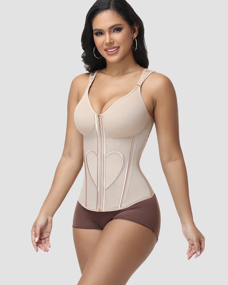 Shapshe® Fajas Colombianas Love Pattern Cinturilla Moldeadora para Abdomen