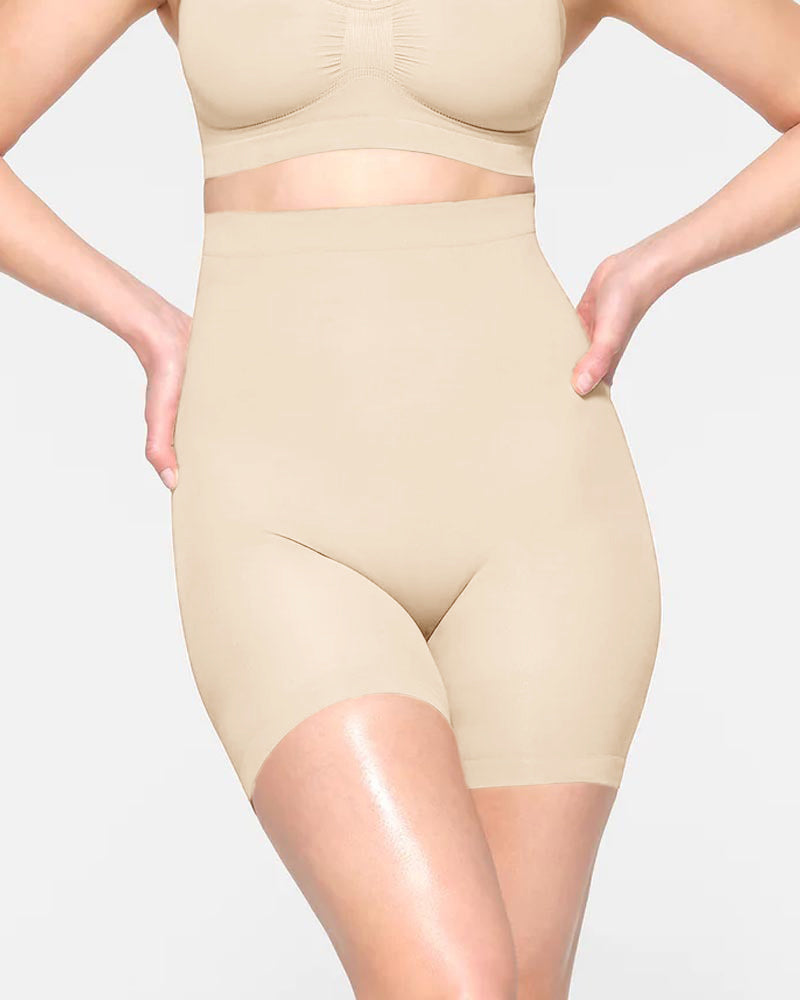 Shapshe® Shorts Moldeadores de Cintura Alta Sin Costuras para Abdomen Plano
