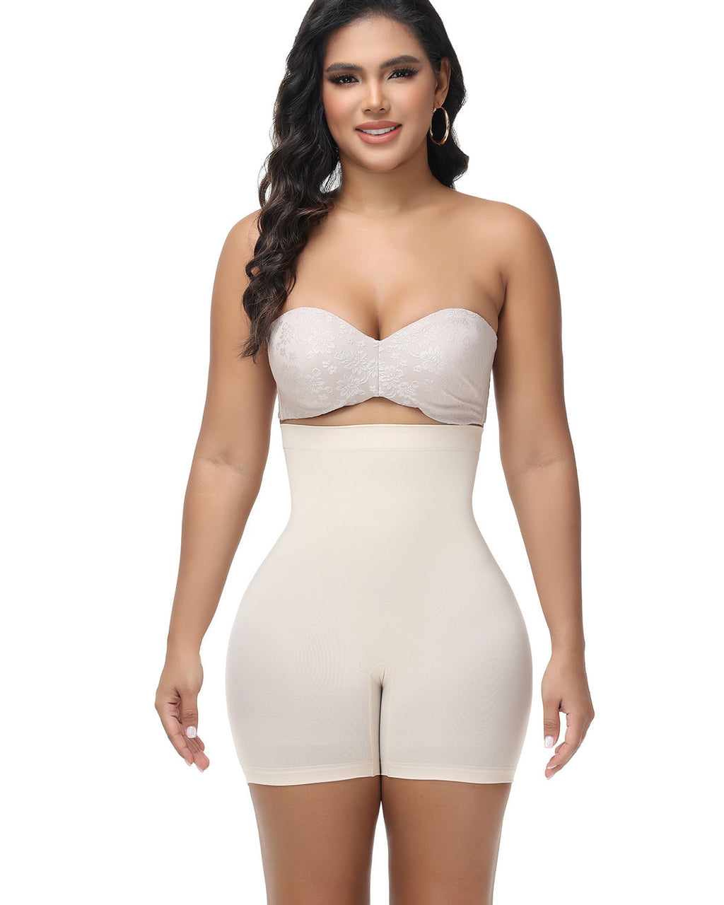 Shapshe® Shorts Moldeadores de Cintura Alta Sin Costuras para Abdomen Plano