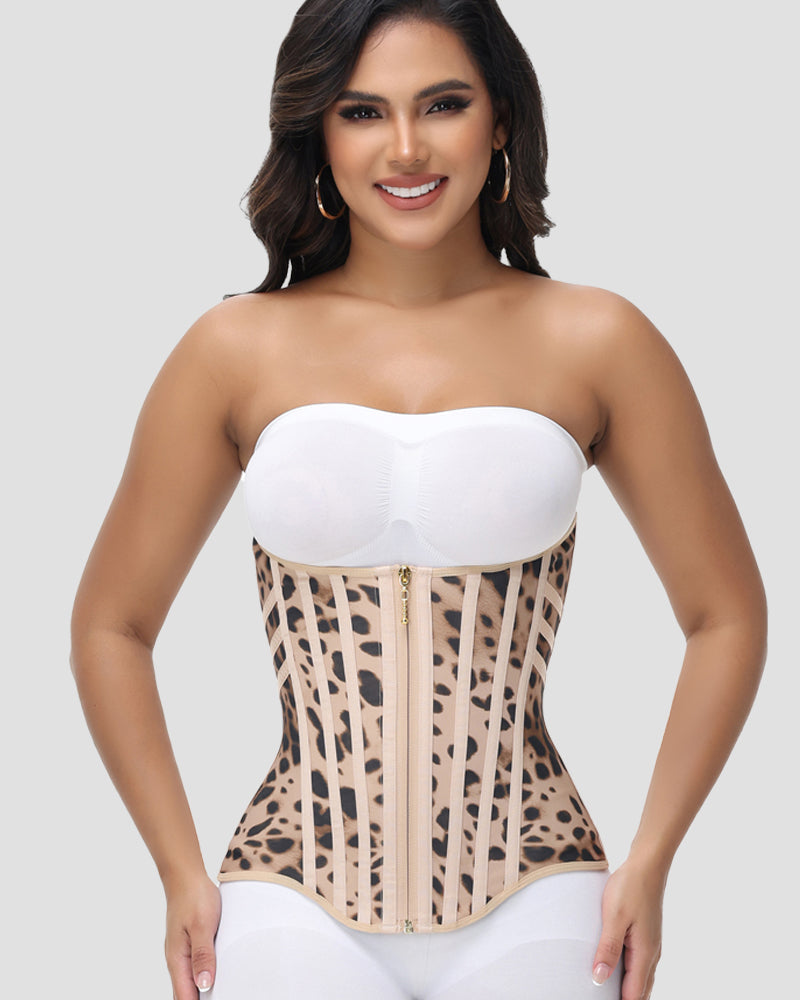 Shapshe® Fajas Colombianas Cinturilla con Cremallera Frontal y 3 Filas de Ganchos (Preventa)
