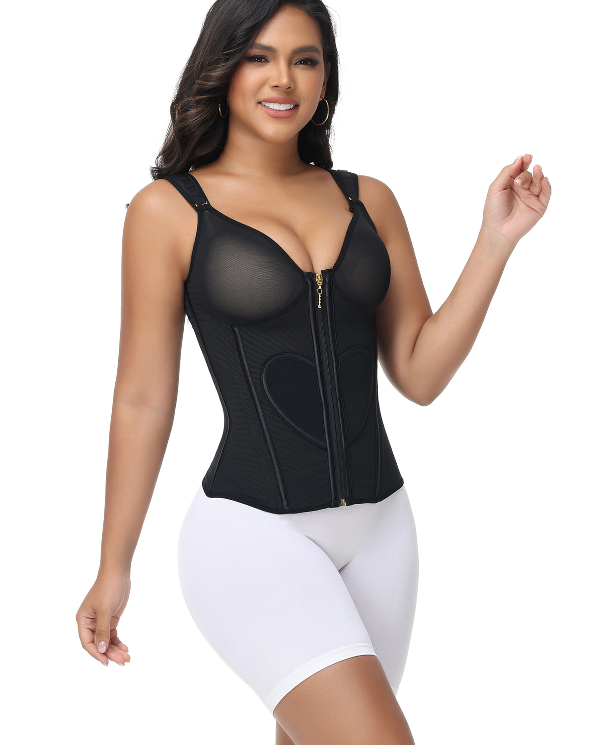 Shapshe® Fajas Colombianas Love Pattern Cinturilla Moldeadora para Abdomen
