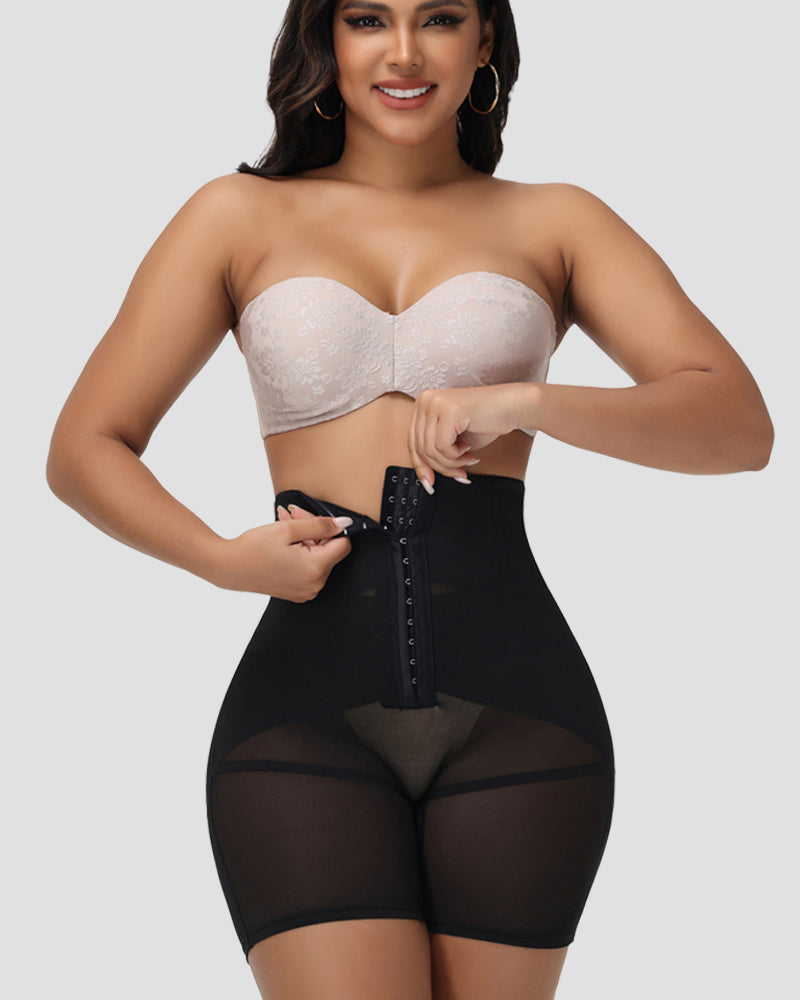 Shorts moldeadores de malla Shapshe® de cintura alta con control de abdomen (Preventa)