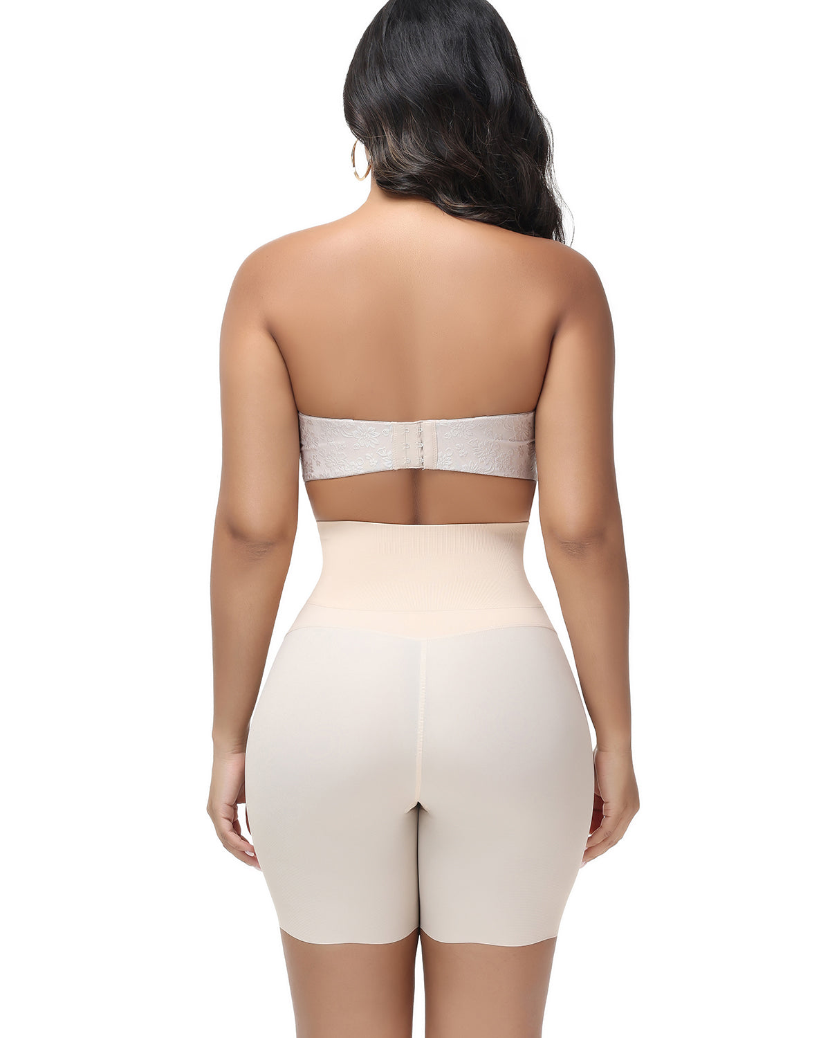 Shorts moldeadores sin costuras con control de abdomen y levantamiento de glúteos