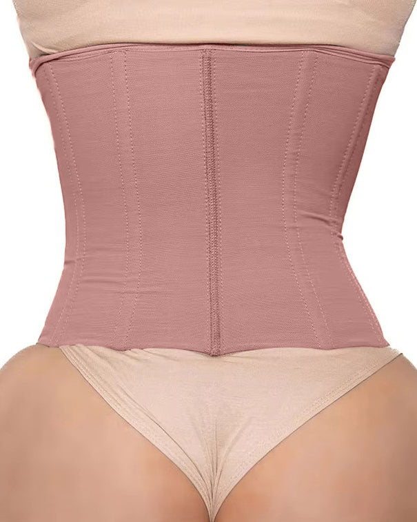 Fajas Colombianas con Cierre Frontal, Varillas de Acero, Control de Abdomen, Cinturilla Moldeadora