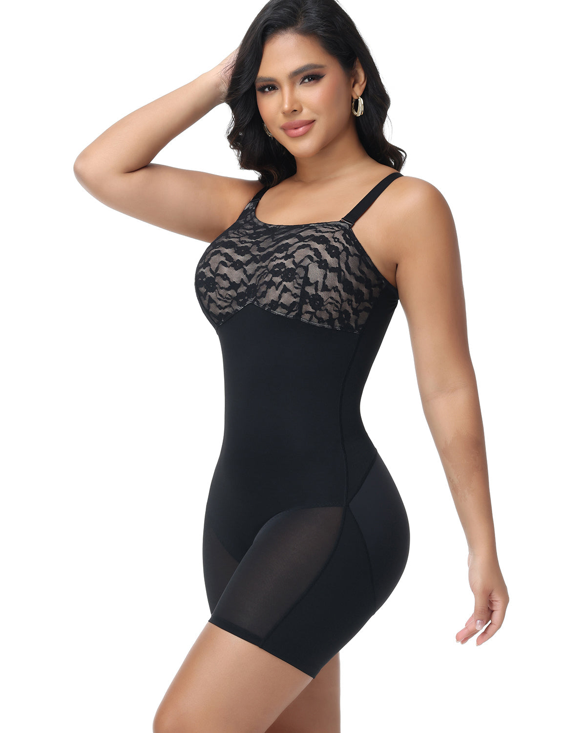 Shapshe® Faja de Encaje con Patchwork y Tirantes Ajustables (Preventa)