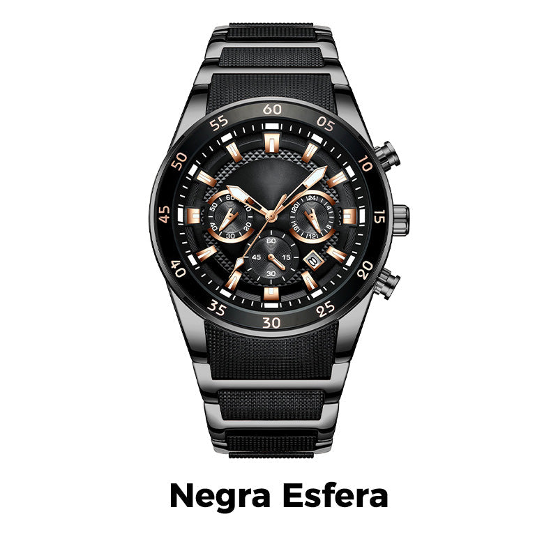💎 Reloj de Cuarzo Multifuncional para Hombre – Resistente al Agua y Estilo Elegante Todo el Día ⌚✨