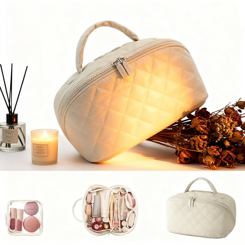 ⏰ ¡Oferta Limitada 50% OFF! 👜 Neceser Portátil de Gran Capacidad con Asa – Organiza tus Artículos de Forma Cómoda y Práctica ✨💼